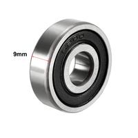 Rodamientos de Bolas de Alta Precisión para Ruedas de Bicicleta 6200 2RS 10x30x9mm, Rodamientos de Bolas de Ranura Profunda de Acero Cromado para Bicicletas y Patines