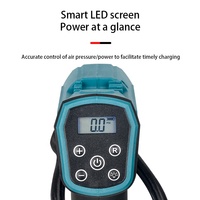 Gonfleur de pneu numérique Pompe à air automatique sans fil portable pour pneus de voiture batterie au lithium