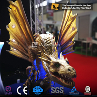 Mon Dino FAW001, décoration d'Halloween, dragon animatronique en caoutchouc, à vendre