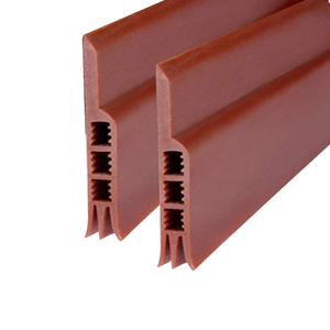 Selladores de fondo de silicona autoadhesivos para puerta, <span class=keywords><strong>bloqueador</strong></span> de seguridad para barrido de puerta con 3 capas - Product Image 4