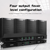 Gooermi TG200 Yüksek Kaliteli 350Watt *2 Kanal Dijital Ses Güç Amplifikatörü 1U Dijital Amplifikatör Açık Hava Sahne Performansları İçin