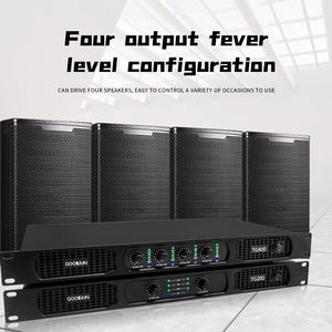 Amplificador de Potência de Áudio Digital Gooermi TG200 de Alta Qualidade 900W *<span class=keywords><strong>2</strong></span> Canais Amplificador Digital 1U para Apresentações de Palco ao Ar Livre - Product Image 6