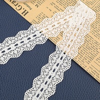 Vente en gros usine : Tissu de dentelle suisse ajouré bilatéral, dentelle de tulle brodée perforée et élastique, accessoires de garniture en dentelle