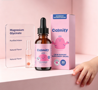 OEM 30ml Tetes Cair Magnesium Glisinat untuk Anak, Menenangkan Pikiran, Tidur Lebih Baik, Relaksasi Otot, Suplemen Diet