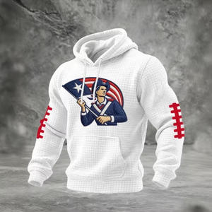 Sudadera con Capucha para Hombre, Impresión por Sublimación, Tejido de Poliéster Transpirable, con Bolsillo, Manga Regular - Product Image 2