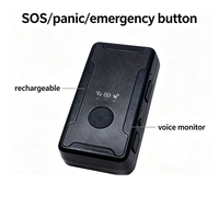 Traceur GPS longue autonomie, mini, sans fil, rechargeable, avec bouton SOS, moniteur vocal, localisateur personnel précis LBS pour enfants et personnes âgées