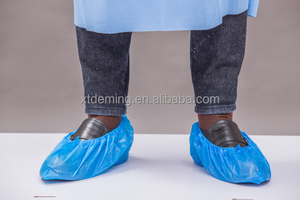 Copriscarpe in plastica monouso monouso in tessuto Non tessuto chirurgico impermeabile antiscivolo in PP CPE - Product Image 5