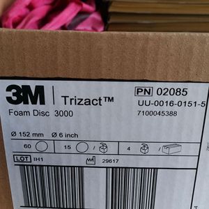<span class=keywords><strong>3M</strong></span> Trizact 02088 Flocado Esponja Papel <span class=keywords><strong>de</strong></span> <span class=keywords><strong>Lija</strong></span> 6 Pulgadas Autoadhesivo Volver <span class=keywords><strong>1500</strong></span> Grano Papel <span class=keywords><strong>de</strong></span> <span class=keywords><strong>Lija</strong></span> <span class=keywords><strong>de</strong></span> <span class=keywords><strong>Agua</strong></span> Seca - Product Image 4