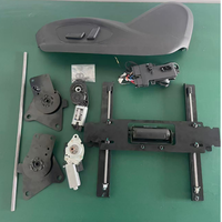 Kit de mise à niveau universel pour siège électrique 12V, réglage électrique 6 directions, kit de conversion DIY avec rail et moteur pour camping-car, fourgonnette, camion