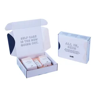 Caixas de remessa grandes 9x6x4, embalagem personalizada de produtos de impressão de isopor com faixa de lágrima