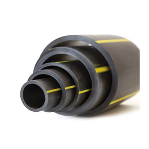 ท่อ HDPE ทนการกัดกร่อน หลายขนาด สำหรับแก๊ส พร้อมเส้นสีเหลือง สามารถเลือกได้ตามต้องการ - Product Image 1