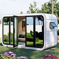 Maison préfabriquée de luxe portable Win House de 20 pieds, maison modulaire personnalisée, petite maison, cabane Apple, maison conteneur pour structure verte
