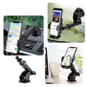 Support de téléphone universel à ventouse pour voiture, fixation tableau de bord, support de pare-brise, support de voyage portable - Product Image 6