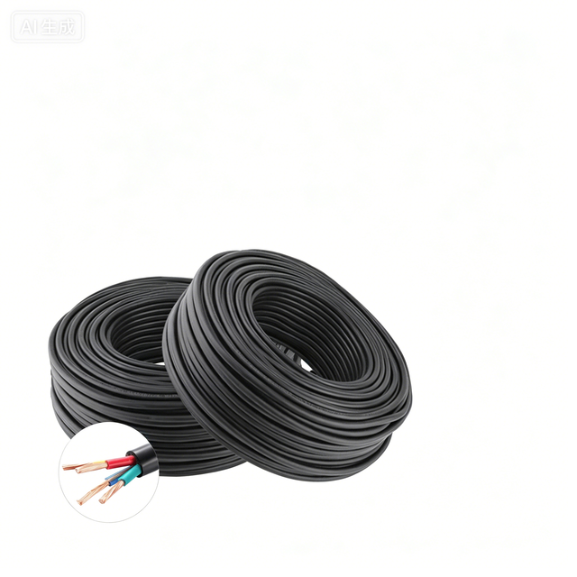 YC/YCW 10/16/18/20AWG Wire 600V Rated Industrial Rubber Cable with Pure Copper Core and PVC Insulation Flat Stranded Conductor