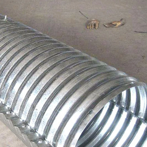 ท่อระบายน้ำโลหะชุบสังกะสีลูกฟูก6เมตร, โซลูชันการเชื่อมปรับแต่งได้ - Product Image 2