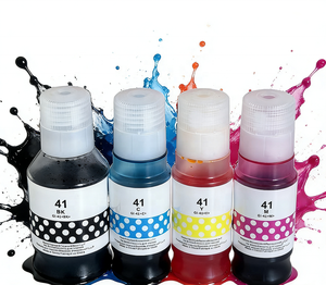 Encre de qualité supérieure pour <span class=keywords><strong>Canon</strong></span> GI41 GI81, conditionnée en flacons, compatible avec les imprimantes <span class=keywords><strong>Pixma</strong></span> G5070 G6070 GM2040, couleurs vives - Product Image 1