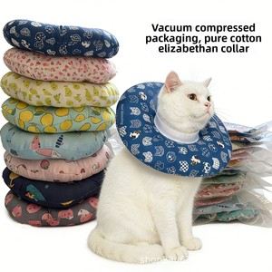<span class=keywords><strong>Collier</strong></span> pour <span class=keywords><strong>chat</strong></span> <span class=keywords><strong>Elizabeth</strong></span> en coton doux anti-griffures, protection post-opératoire, multi-tailles, toutes saisons - Product Image 1
