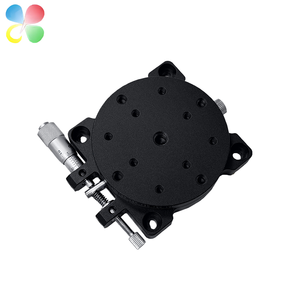 C&K 소형 구조 F-JCR 40mm 회전 수동 스테이지, 기타 테스트 장비용 이동식 수동 로터리 스테이지 플랫폼 - Product Image 2