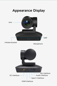 4K PTZ Conference Camera With AI Speaker Tracking, 10X Optical Auto Framing, Plug-and-Play for Video Meeting MC208H-10X 4K PTZ - Product Image 4