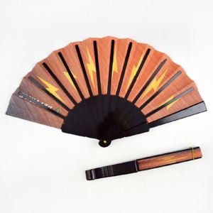 Éventails pliables en tissu de style ange, conçus sur mesure, avec poignée en plastique, cadeau d'affaires, prix abordable - Product Image 6