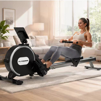 Rameur à résistance magnétique professionnel silencieux pour la maison – Appareil de fitness pour l'exercice du corps entier et équipement cardiovasculaire domestique