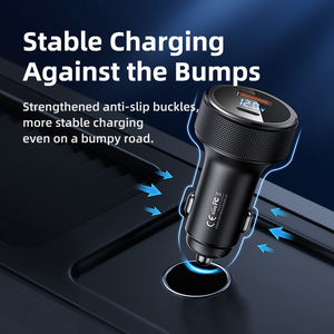 RCC215 58.5W ที่ชาร์จในรถยนต์แบบเสียบช่องวางแก้วน้ำ ชาร์จเร็ว พร้อมพอร์ต USB Type C  ราคาสุดคุ้ม  รุ่น RCC215 ขยายพอร์ต USB แบบหนึ่งต่อหนึ่ง - Product Image 2