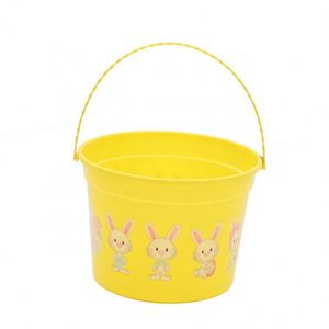 Cestas de Plástico Vk8060 con Diseño de Conejito y Asa, 20x14.5 cm, para Regalos de Fiesta de Pascua y Búsca de Huevos - Product Image 4