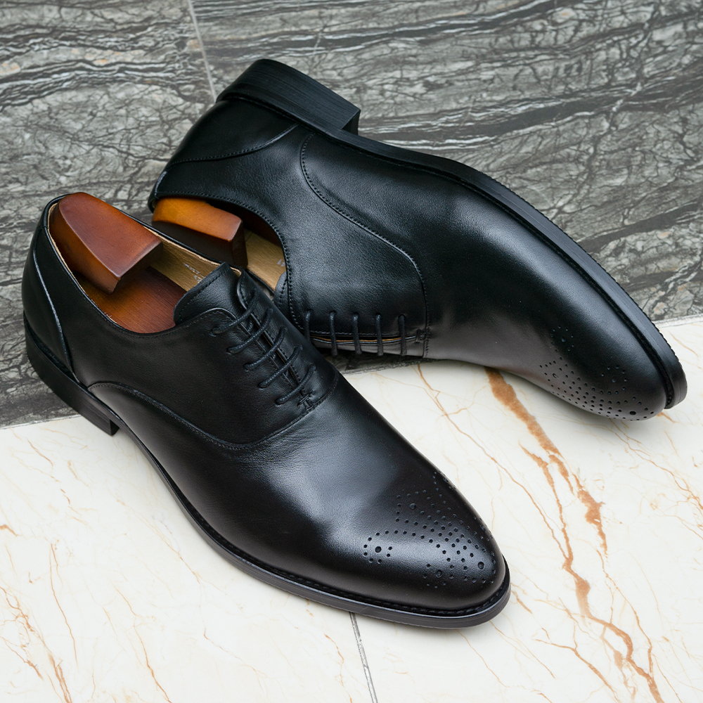 【送料関税込】Hanqiaoriji Studded Leather Derby Dress-Derby-Shoes-for-Men-New-