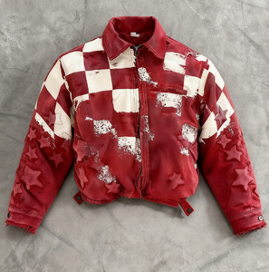 Giacche XJYD, Abbigliamento Streetwear di Design, Giacche Imbottite Pesanti da Esterno, Giacche <span class=keywords><strong>Oversize</strong></span> a Scacchi per <span class=keywords><strong>Uomo</strong></span> - Product Image 1