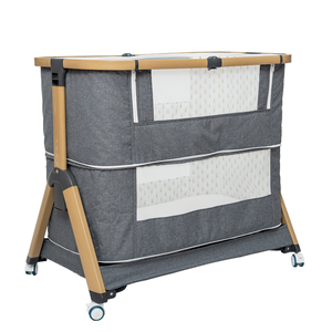 Cuna Portátil Multifuncional Moderna para Bebés, Uso Doméstico y Hospitalario, Incluye Cuna, Cama para Dormir al Aire Libre y Vibrador de Cama - Product Image 3