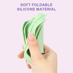 Foldable <b>Silicone</b> Makeup Brush Cleaning Bowl Washing Mat Cosmetic Cleaner <b>Tool</b> for Powder Puff Beauty Sponge Home Use - Product Image 3