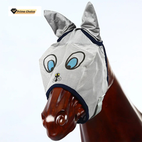 Masque anti-mouches pour chevaux en maille PVC 1000D Leadtex MMZ6004 haut de gamme avec motifs amusants – Offre spéciale