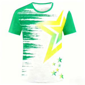 Chemises de course à manches courtes respirantes, légères, à séchage rapide, avec impression de logo personnalisée de qualité supérieure, pour la remise en forme en plein air - Product Image 2