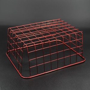 Cesta de alambre de acero inoxidable XXL para lavavajillas, almacenamiento de tela plegable ecológico, cesta de hierro de malla colorida XL - Product Image 4