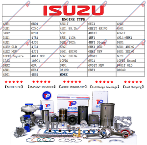 TP 6SD1 4 Ring New <strong>Model</strong> <strong>Engine</strong> Overhaul Rebuild <strong>Kit</strong> for Isuzu Diesel <strong>Engine</strong> Overhaul Repair Parts OEM - Product Image 2