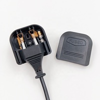 Adaptateur de voyage UK vers EU 2 broches BS1363 avec fusible 3A (5A)