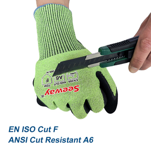 Gants anti-coupure Seeway haute performance niveau 6 avec renfort pour l'industrie lourde professionnelle et la sécurité industrielle - Product Image 3