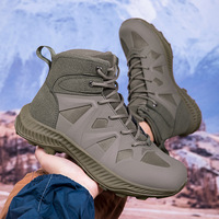 Bottes tactiques de combat pour hommes, grande taille, pour l'extérieur, avec tige en maille TPU, pour le commerce électronique transfrontalier et la vente directe