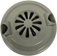 Couverture magnétique grise en plastique pour bain de pieds, accessoires pour chaise de lavage de pieds, piscine à pieds, salon de manucure, tête magnétique
