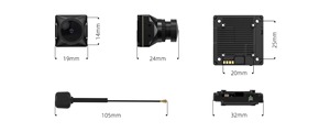 Vtx 1080P 120fps ระบบดิจิทัล <span class=keywords><strong>avatar</strong></span> HD Pro 0.00001Lux ผ้าใบเก็บข้อมูล8G สำหรับ RC FPV - Product Image 6