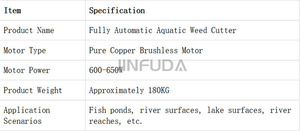 Tondeuse submersible pour la gestion de la végétation aquatique, optimisant l'efficacité, abordable, pour réservoirs d'irrigation - Product Image 5