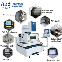 Máquina de Corte por Hilo EDM de Velocidad Media LQH400 de Bajo Precio con Control Servo y Componentes Centrales PLC