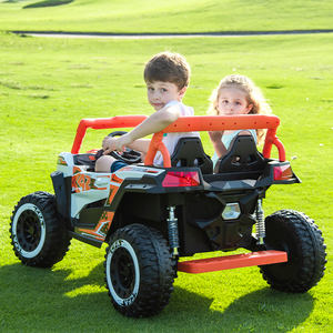 Vente en gros d'usine de voiture autoportée Buggy CE électrique pour enfants <span class=keywords><strong>Quad</strong></span> Utv 12V 4x4 avec roues en caoutchouc et siège en cuir - Product Image 3