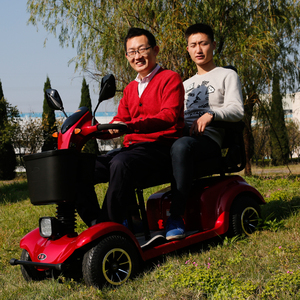 Scooter Eléctrico de Movilidad de Gran Tamaño <span class=keywords><strong>con</strong></span> 2 Asientos y 4 Ruedas, <span class=keywords><strong>con</strong></span> Techo Solar para Adultos - Product Image 5