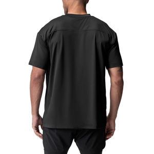 T-shirt sportiva a maniche corte in Mesh traspirante ad asciugatura rapida da uomo a asciugatura rapida per la corsa da <span class=keywords><strong>palestra</strong></span> in Jersey tinto da esterno - Product Image 4