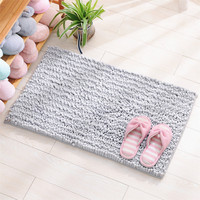 Fabricant chinois Shaggy Chenille doux absorbant tapis de bain durable