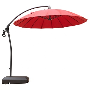 Al Aire Libre de aluminio de acero 2M 2,5 m Patio paraguas redondo voladizo jardín Base de Metal para Hotel centro comercial patio casa de campo - Product Image 1