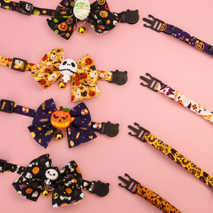 <span class=keywords><strong>Collar</strong></span> de gato con pajarita para Halloween, <span class=keywords><strong>collar</strong></span> con hebilla de seguridad para perros y gatos pequeños, <span class=keywords><strong>collar</strong></span> ajustable decorativo, estilo calabaza, <span class=keywords><strong>Collar</strong></span> de Mascota de dibujos animados - Product Image 6