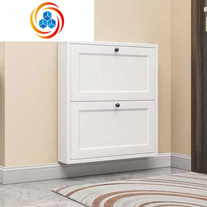 Moderno y Funcional Mueble Zapatero Extensible de Acero Inoxidable para Entrada o Sala de Estar con Compartimentos Ajustables - Product Image 2