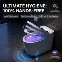 WC intelligent à poser au sol, cuvette automatique en céramique, bidet électrique moderne, toilettes intelligentes pour salle de bain